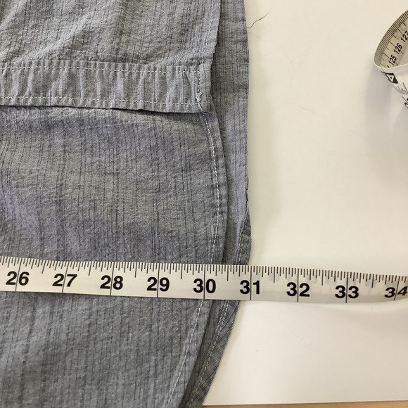 PD&C Paper Denim & Cloth Mens Blue Short Sleeve Button Up Shirt 2X - Picture 10 of 12